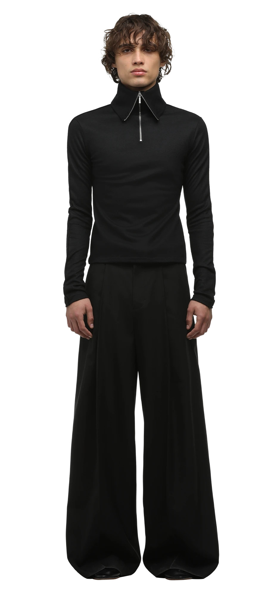 APEX WOOL TOP BLACK - 4
