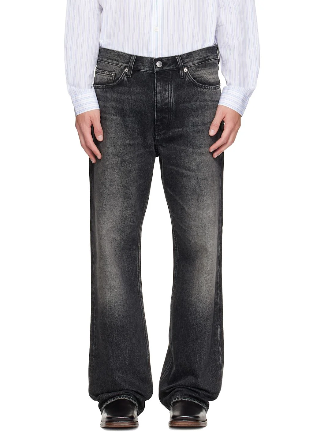 Black Relaxed Boot Jeans - 1