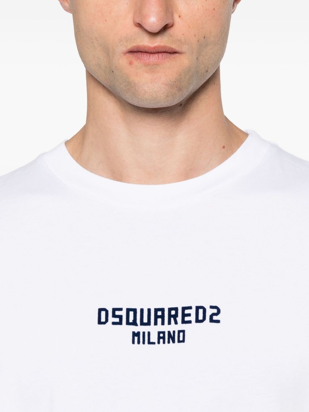 logo-embroidered T-shirt - 4