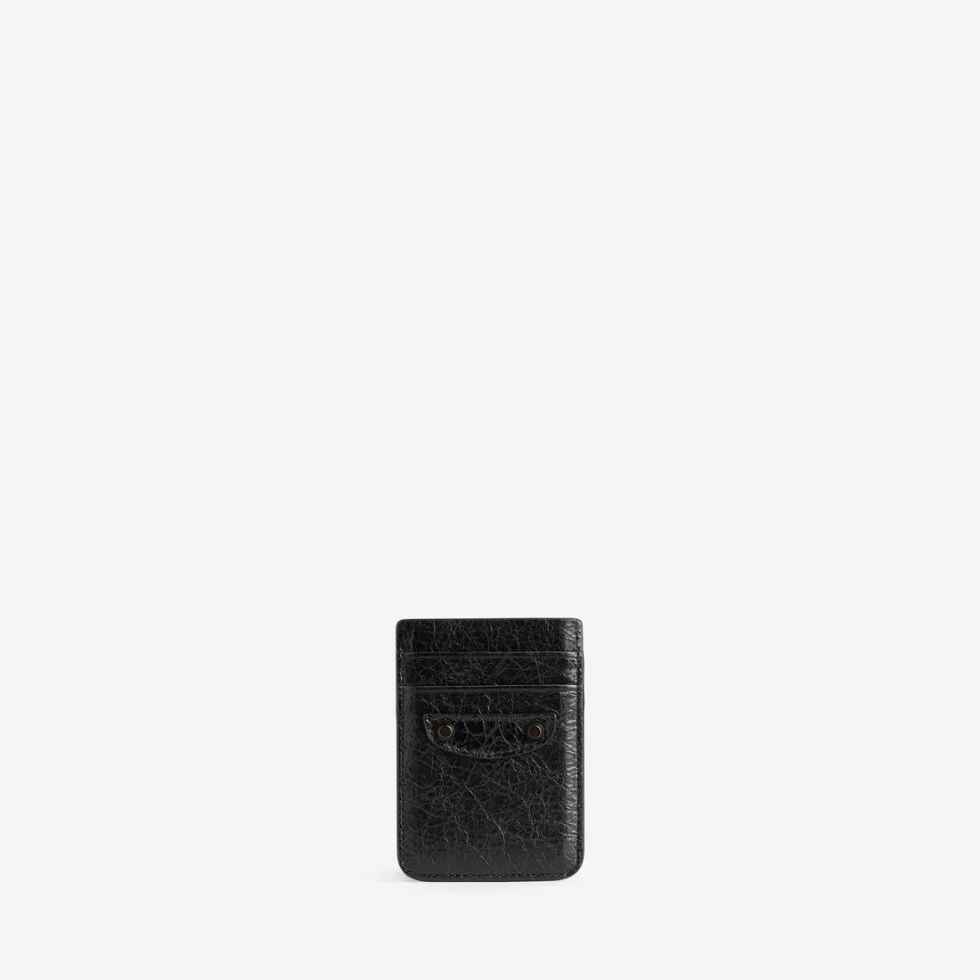 Men's Le City Magnet Card Holder in Black - 1