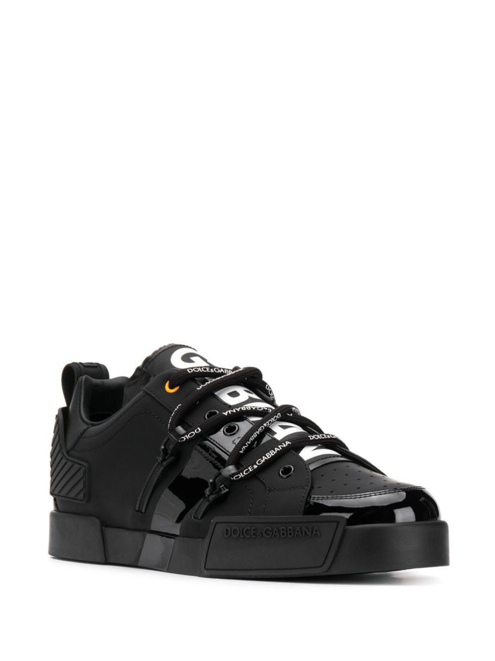 Portofino logo-embossed sneakers - 2