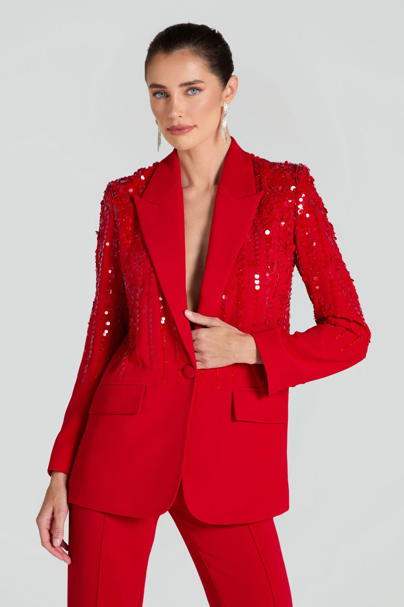 Lucille Red Blazer 1