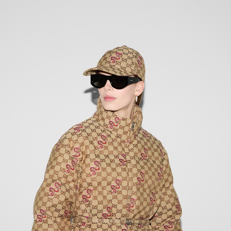 Embroidered GG canvas baseball hat 3