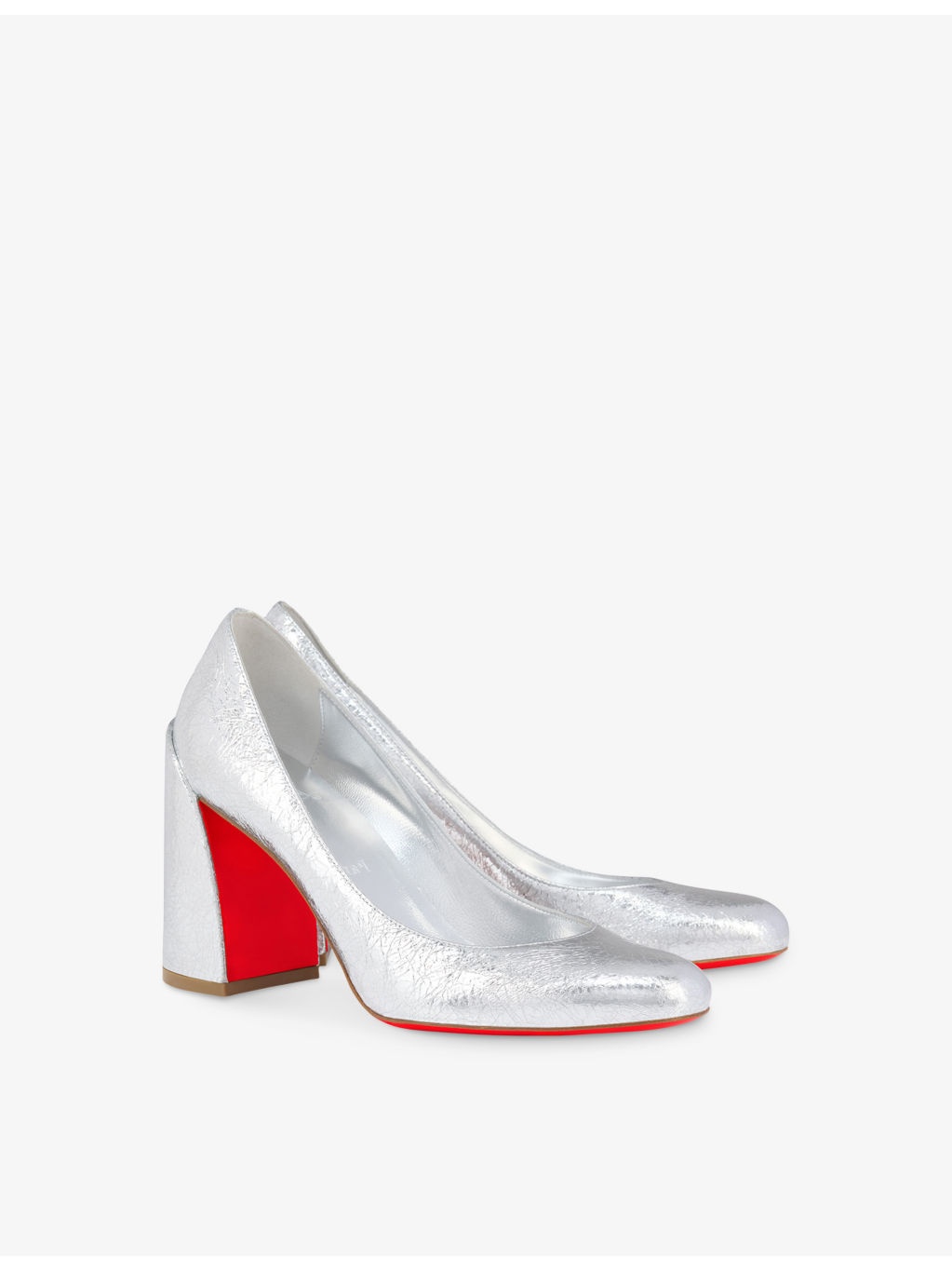 Miss Sab 85 Metallic-Leather Courts - 3