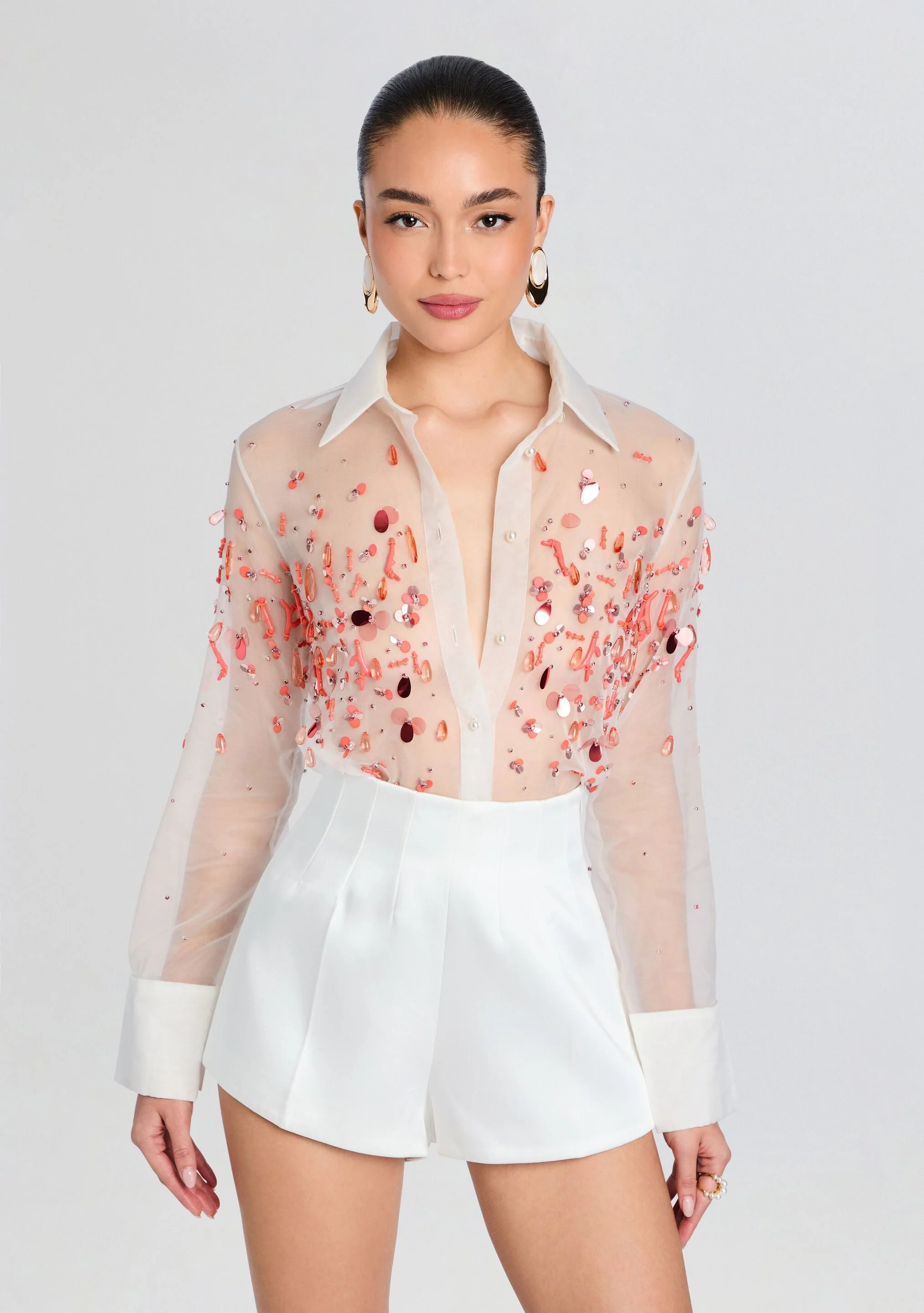 IVEE EMBROIDERED BLOUSE - 1