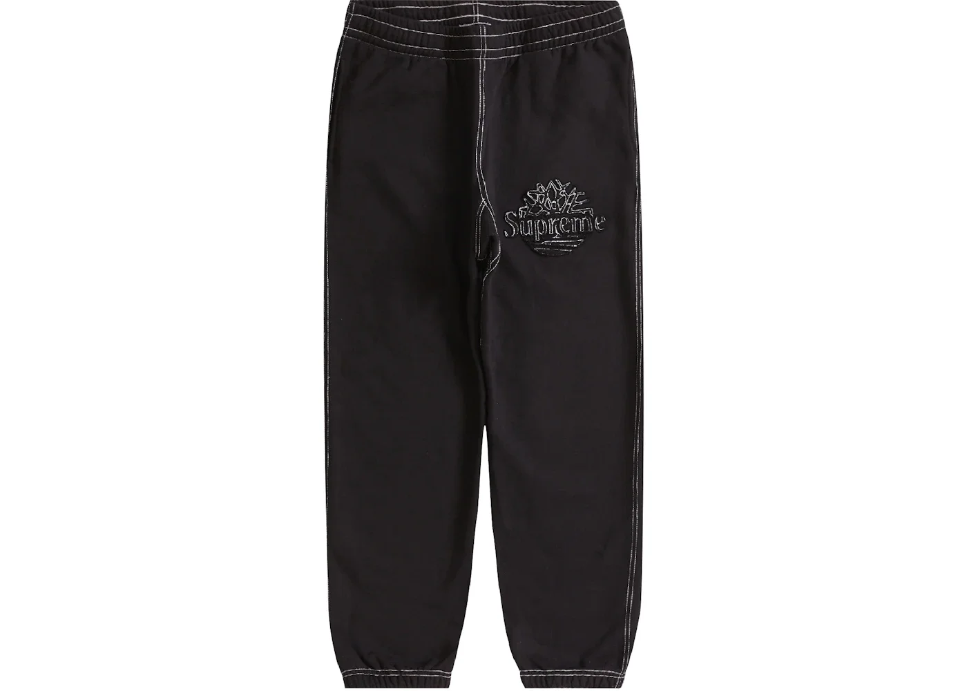 Supreme Timberland Sweatpant Black - 1
