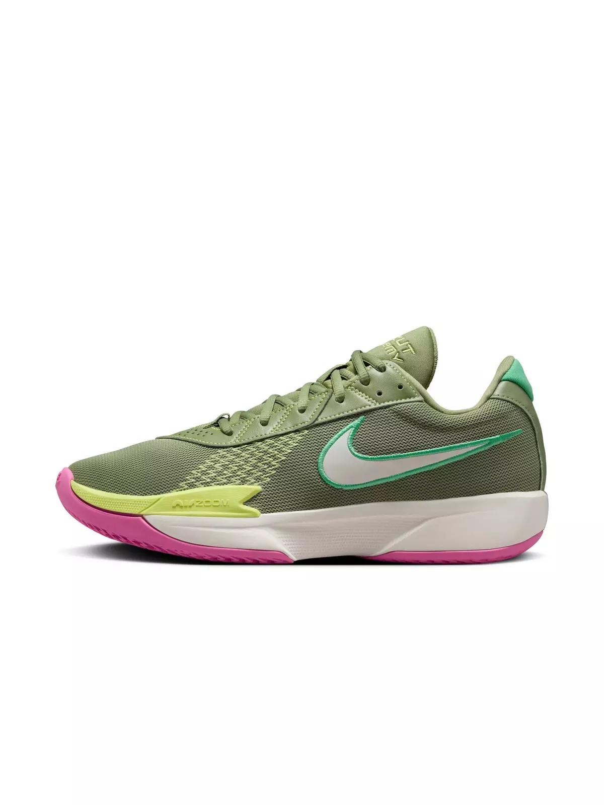 G.T. Cut Academy "Olive/Pink" Men's Basketball Shoe - 2