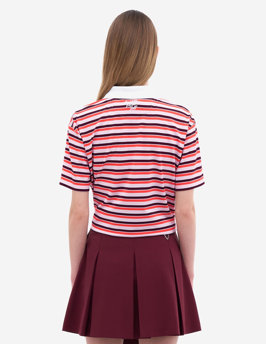 Women Stripe Polo - 4