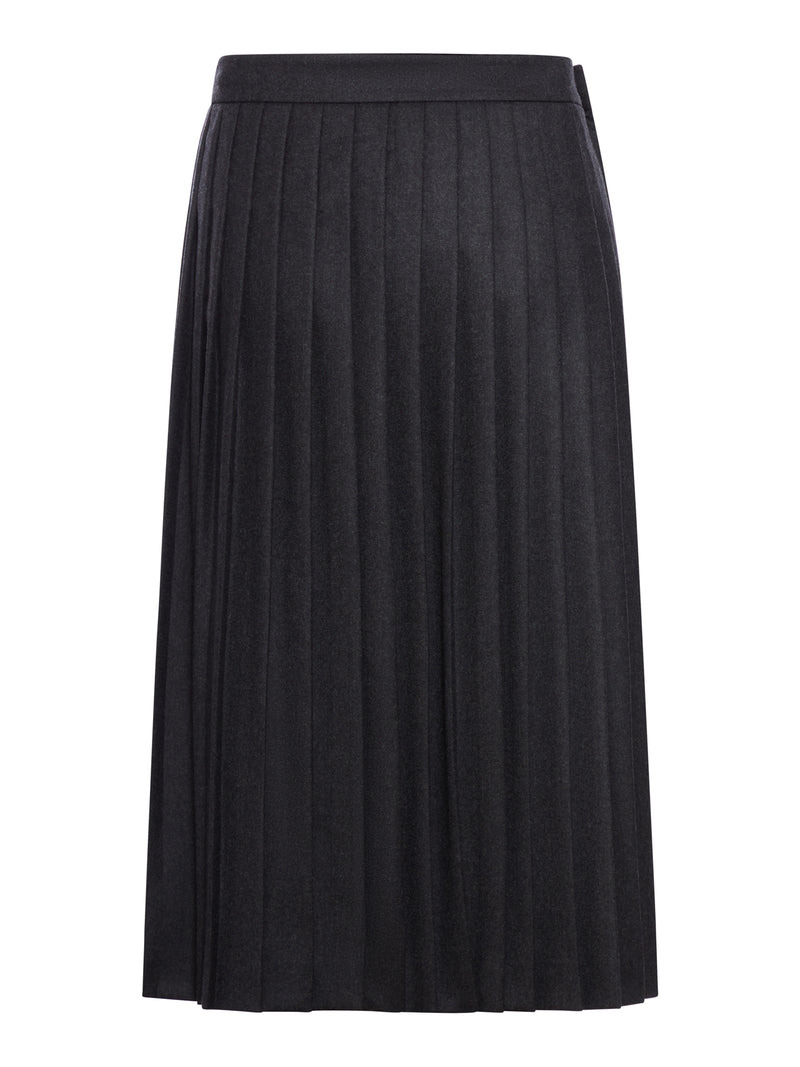 Prada Women Pleated Midi Skirt - 2