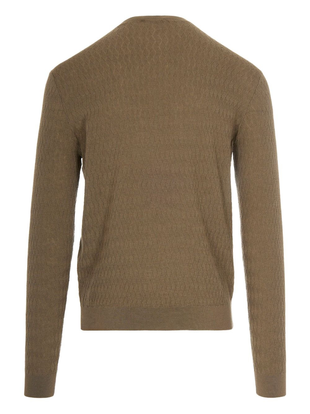 diamond-pattern sweater - 2