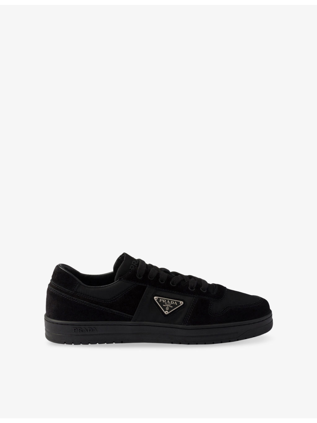 Downtown Re Nylon And Suede Trainers - 1
