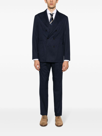 Brunello Cucinelli double-breasted suit outlook