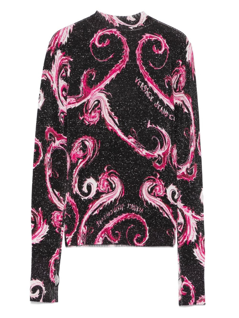 VERSACE JEANS COUTURE lurex sweater outlook
