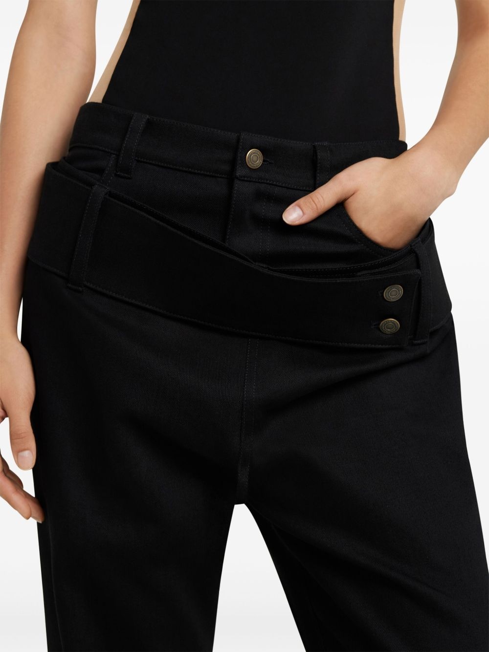 double belt jeans - 5