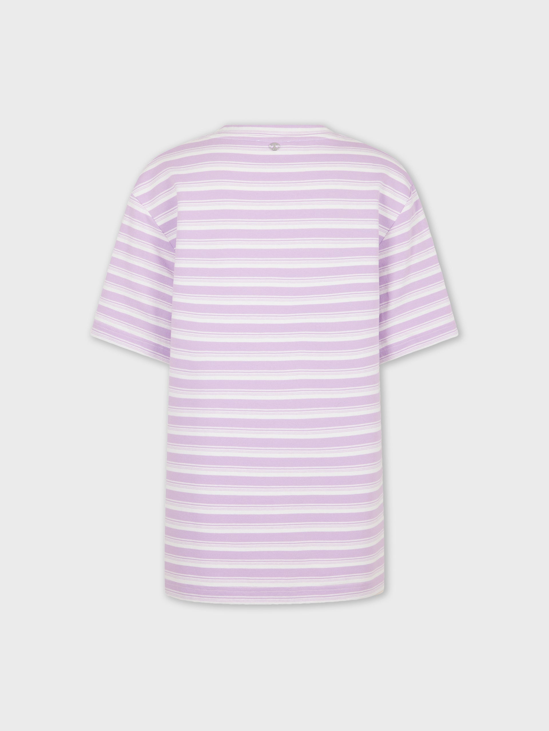 PURPLE OVERSIZED TEE-SHIRT IN COTTON JERSEY - 5