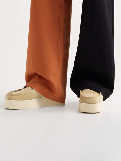 Loewe Platform Suede Derby Shoes outlook