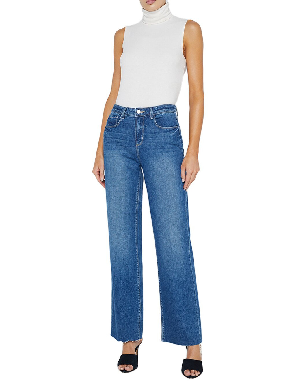 L'AGENCE Tiana High-Rise Wide Leg Jean - 4