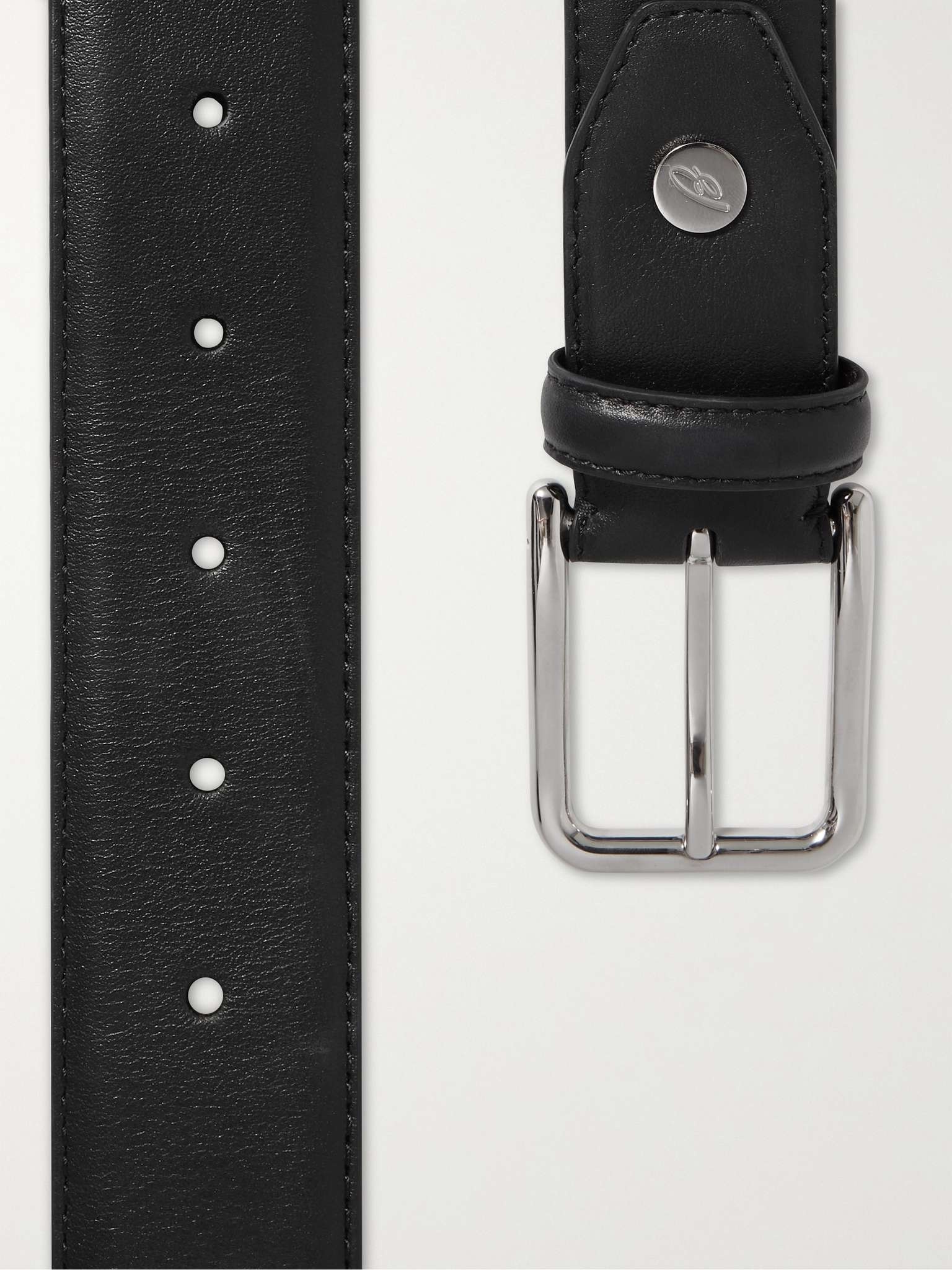 3.5cm Reversible Leather Belt - 3