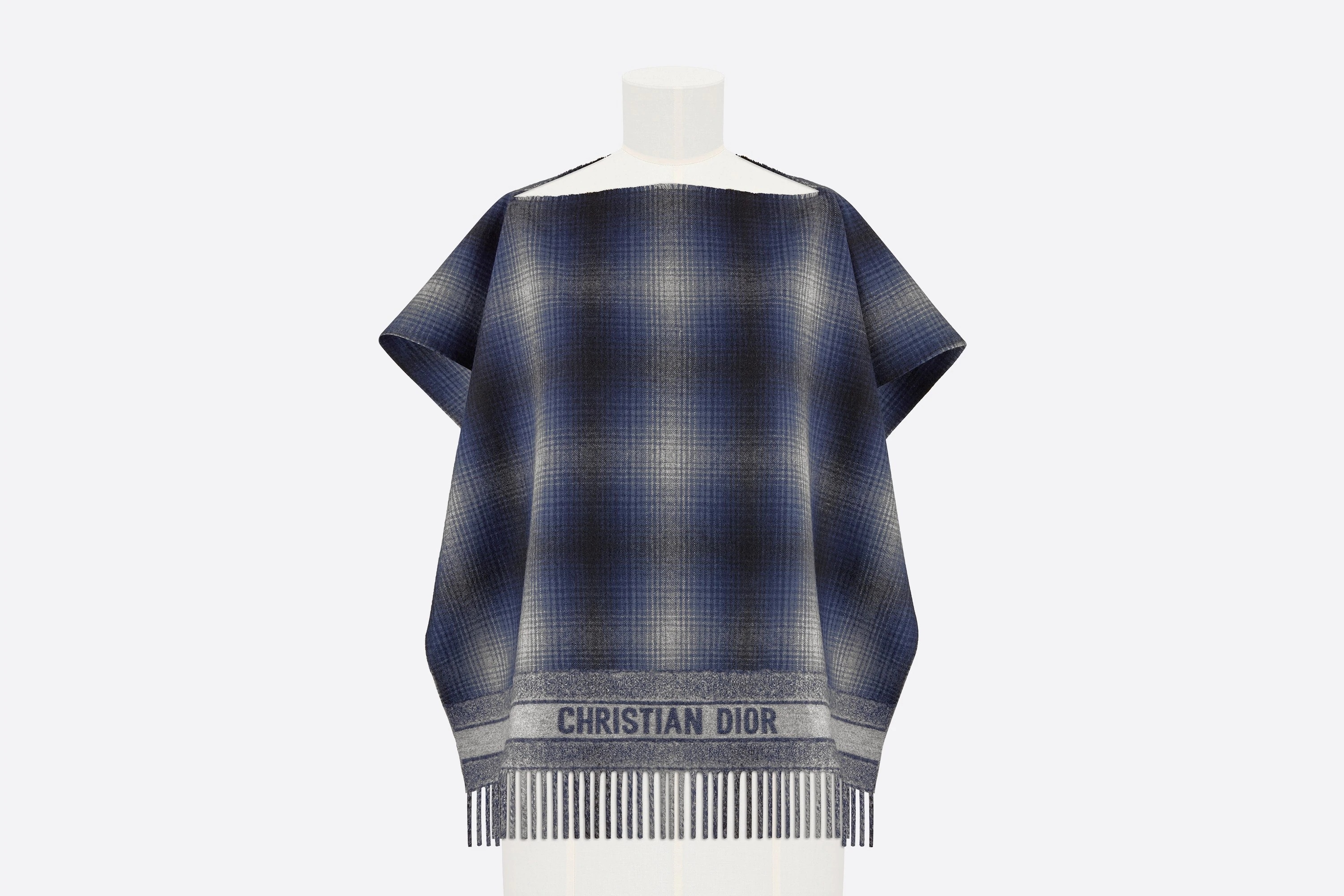 Tartan In Dior Poncho - 1