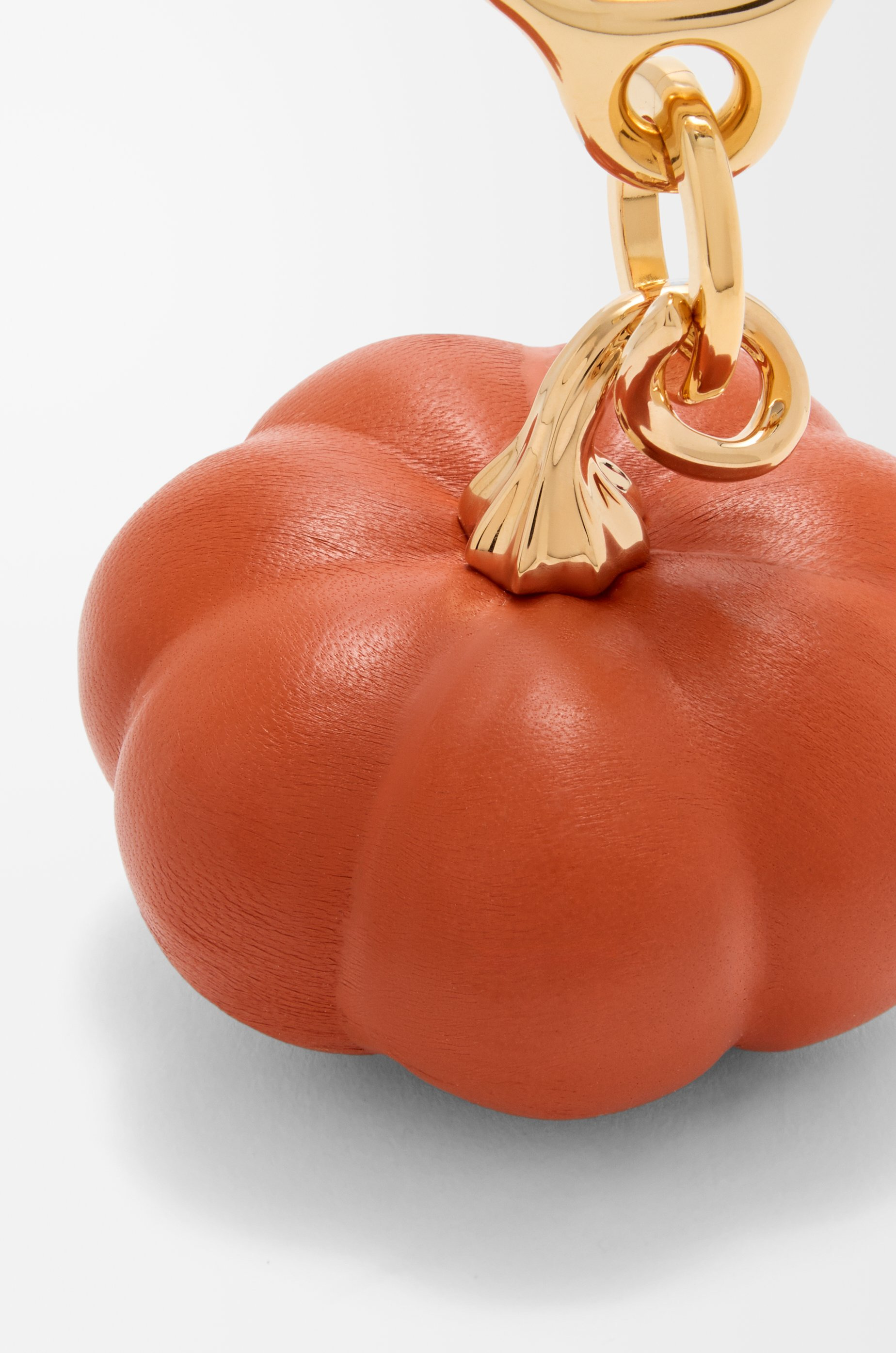 Pumpkin charm in lambskin - 2