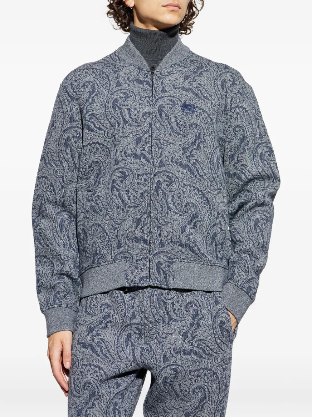Etro Men Paisley Print Bomber Jacket - 3
