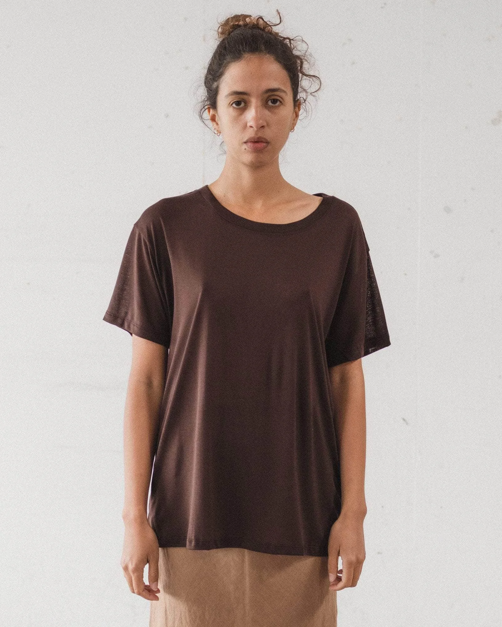 Loose Tee Shirt - Bamboo Lyocell - 1