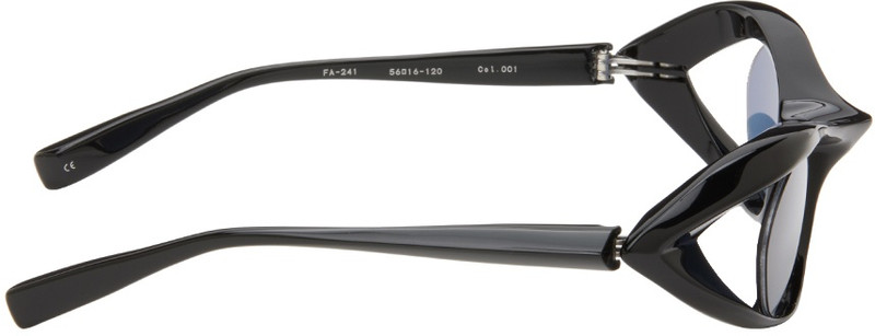 FACTORY900 SSENSE Exclusive Black FA-241 Sunglasses outlook