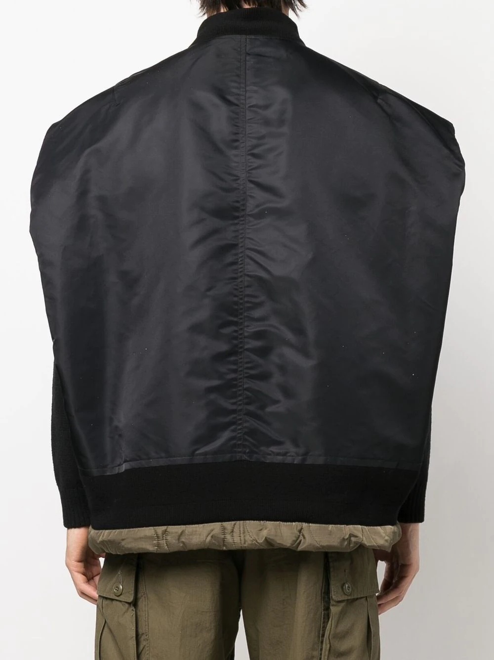 reversible sleeveless bomber jacket - 4