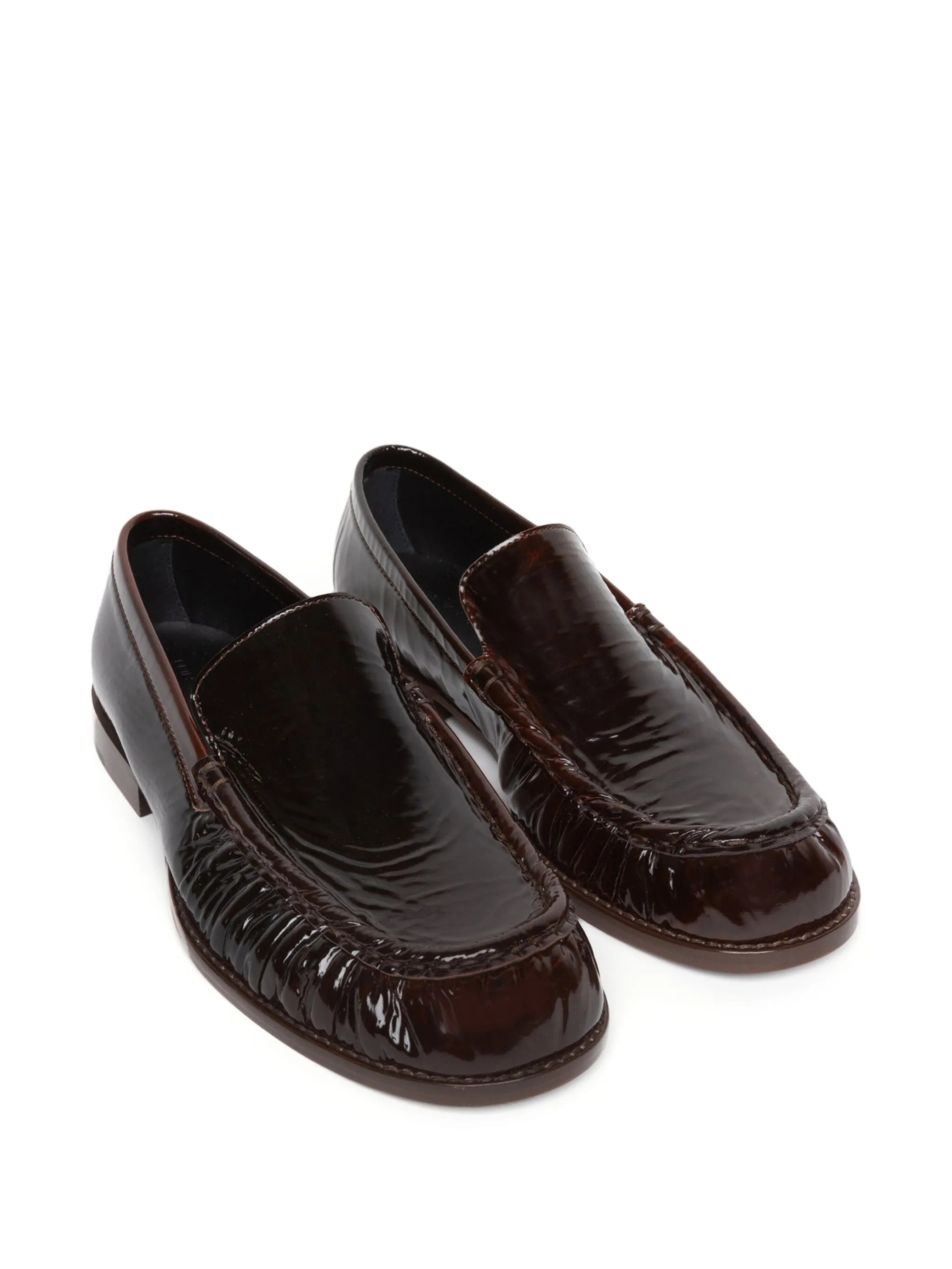 Dries Van Noten Patent-finish Leather Loafers - 3