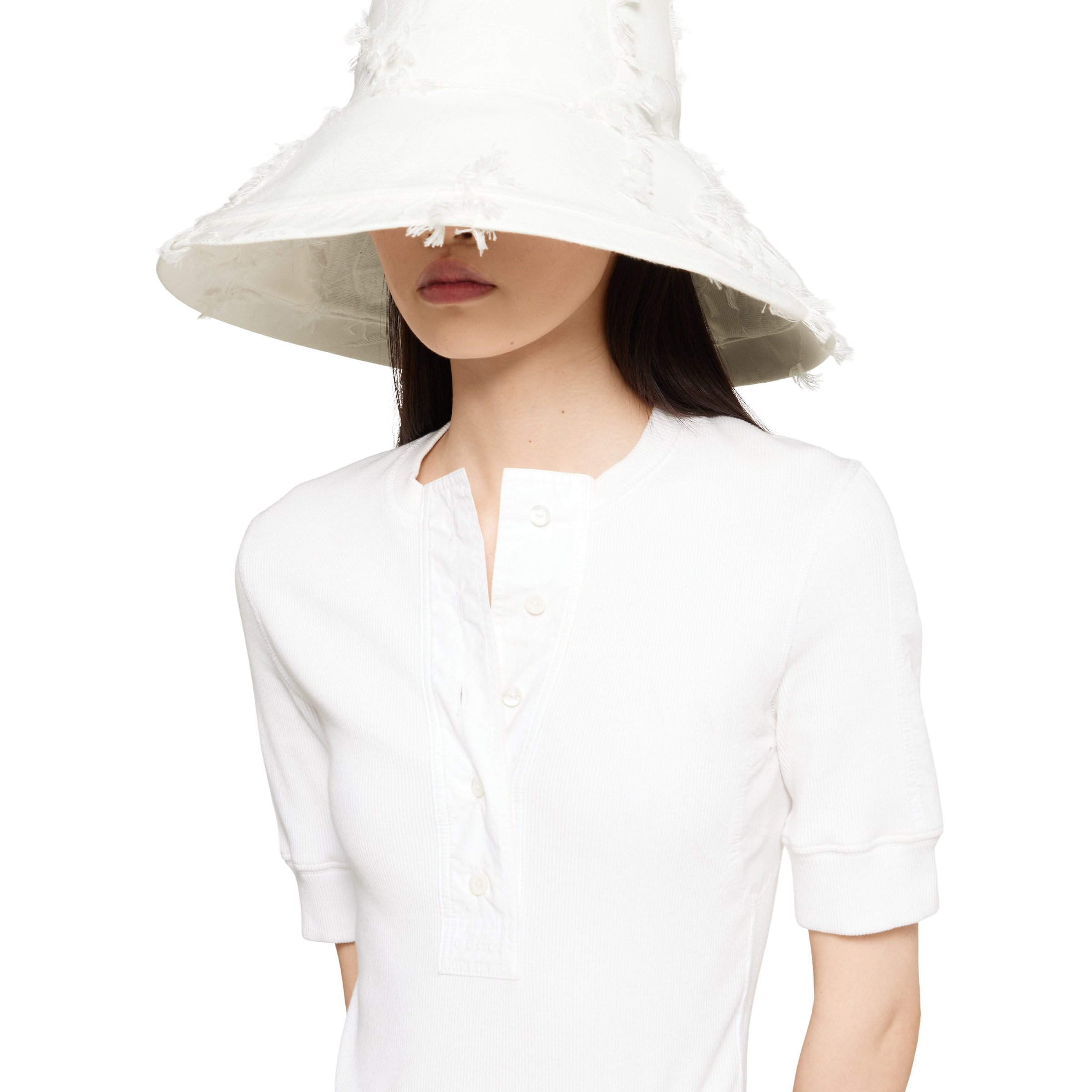 Cotton rib T-shirt - 5