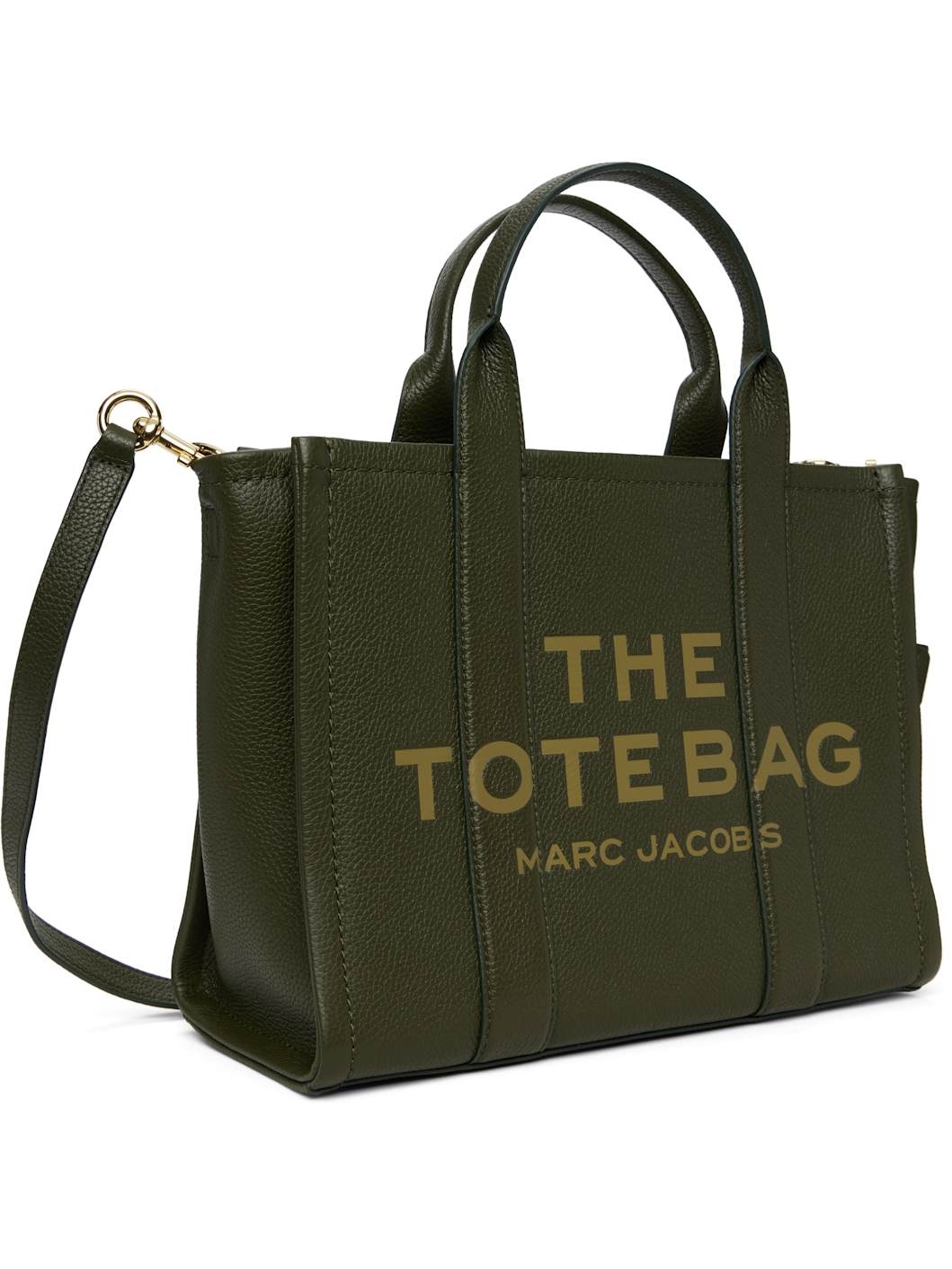 Green 'The Leather Medium' Tote - 2