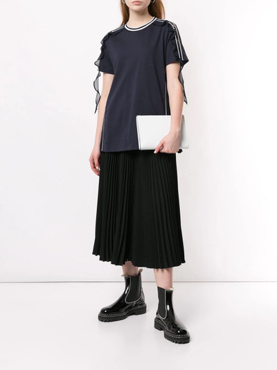 Moncler organza ruffle detailed T-shirt outlook