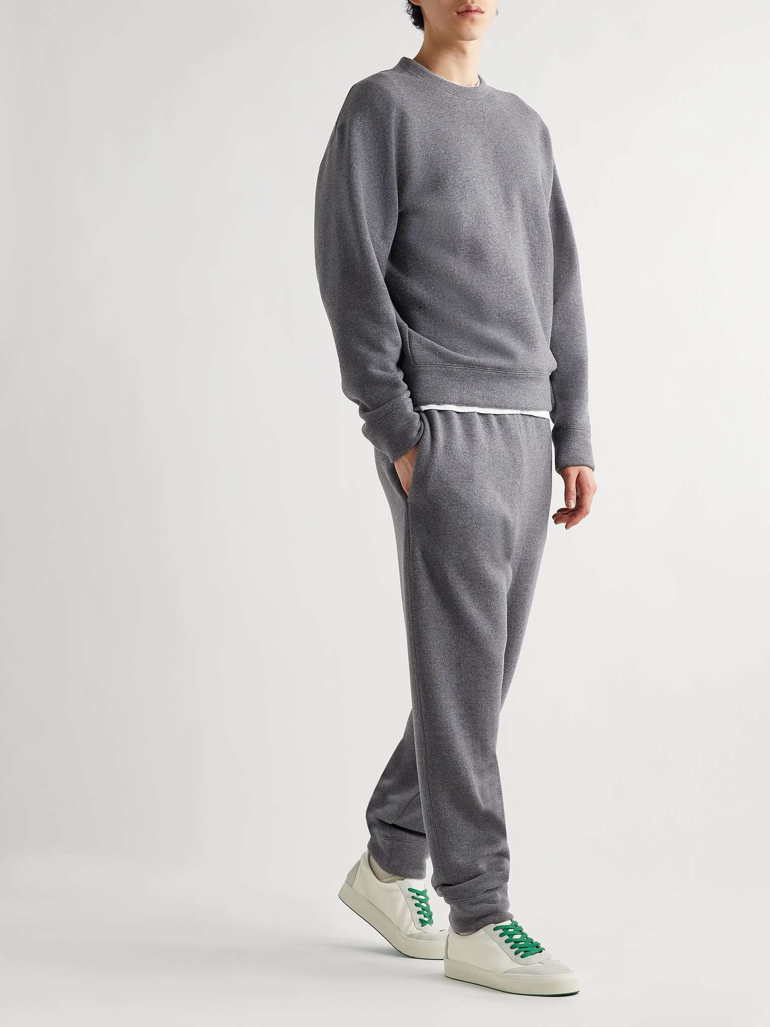The Row Marley Leather and Suede Sneakers | mrporter