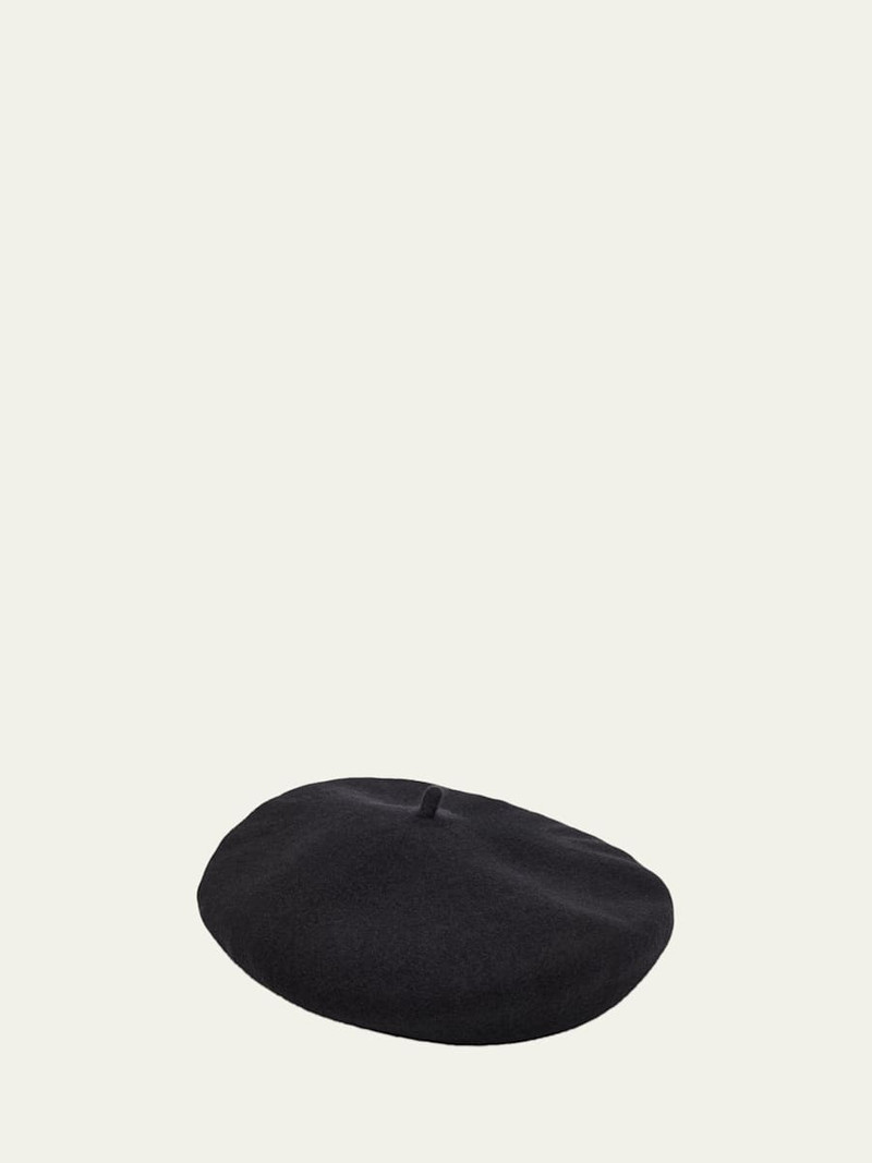 Valentino Men's Wool Beret with VLogo outlook