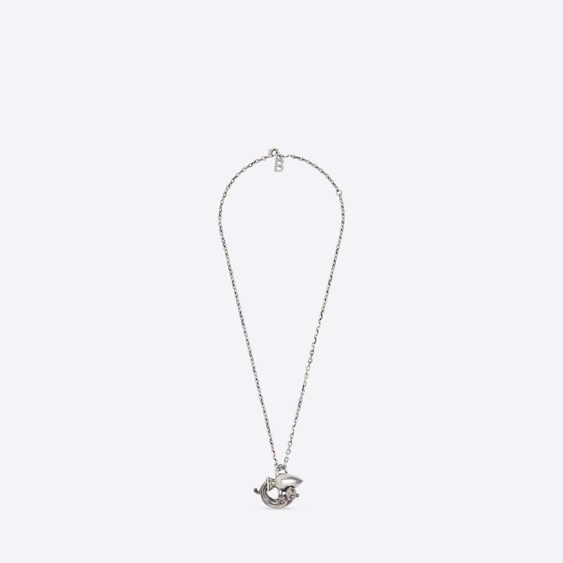 Women's Zodiac Sign Aquarius Necklace in Silver - 3