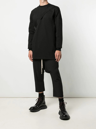 Rick Owens longline baseball cotton top outlook