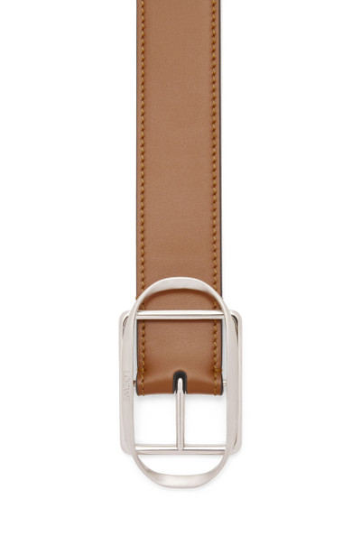 Loewe Curved buckle belt in smooth calfskin outlook