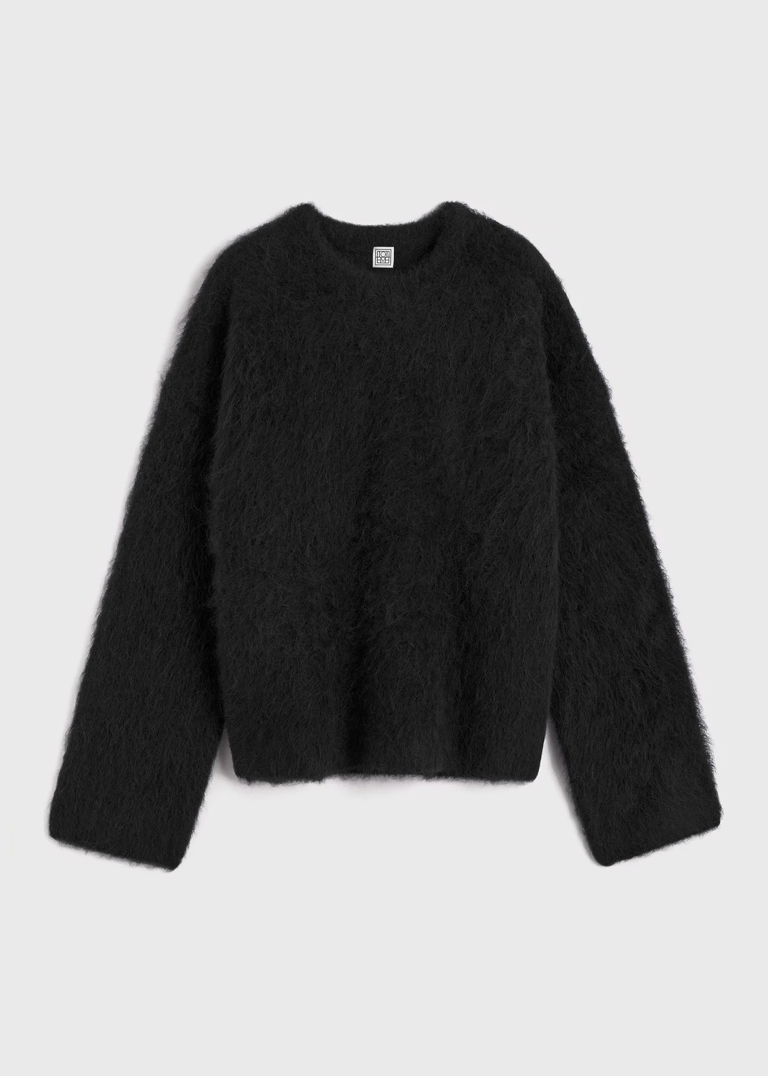 Boxy alpaca knit black - 1