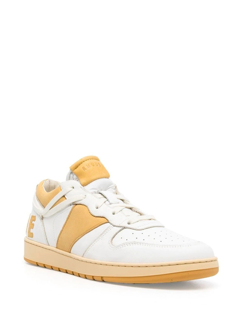 Rhude colour-block low-top sneakers outlook