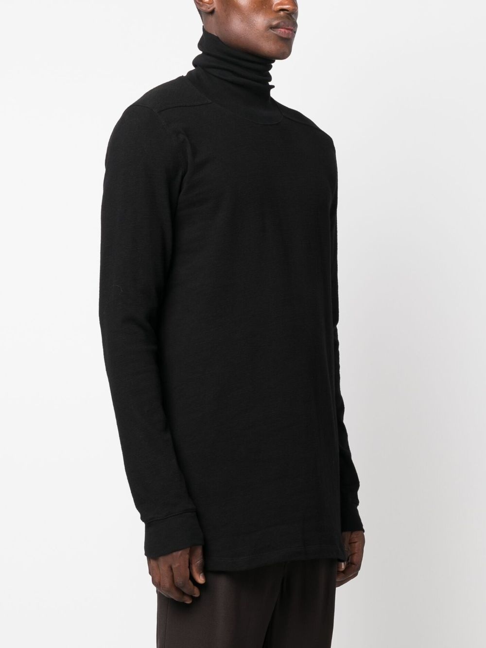 roll-neck organic cotton jumper - 3