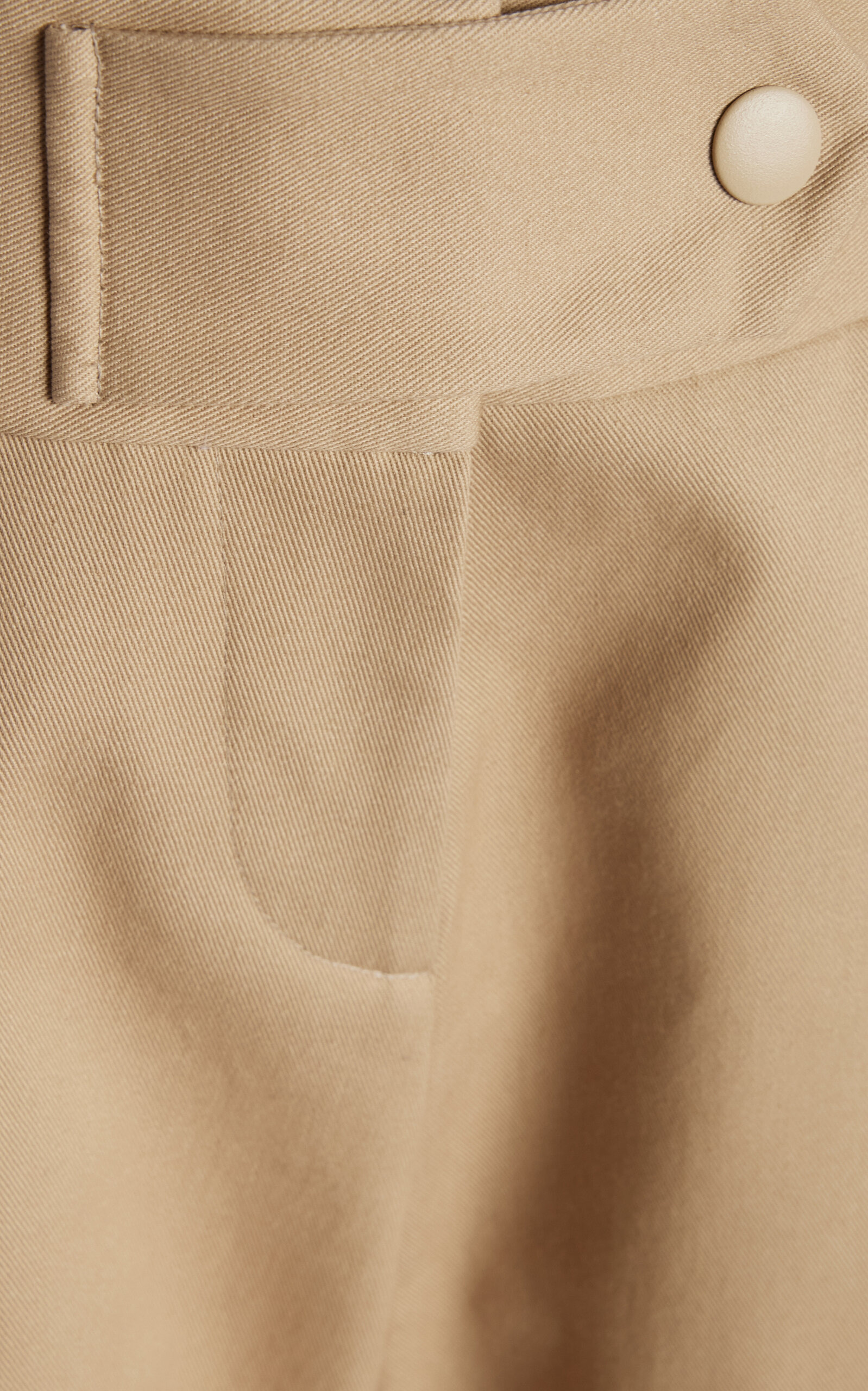 The Phoenix Low-Rise Cotton Gabardine Barrel-Leg Pants khaki - 6