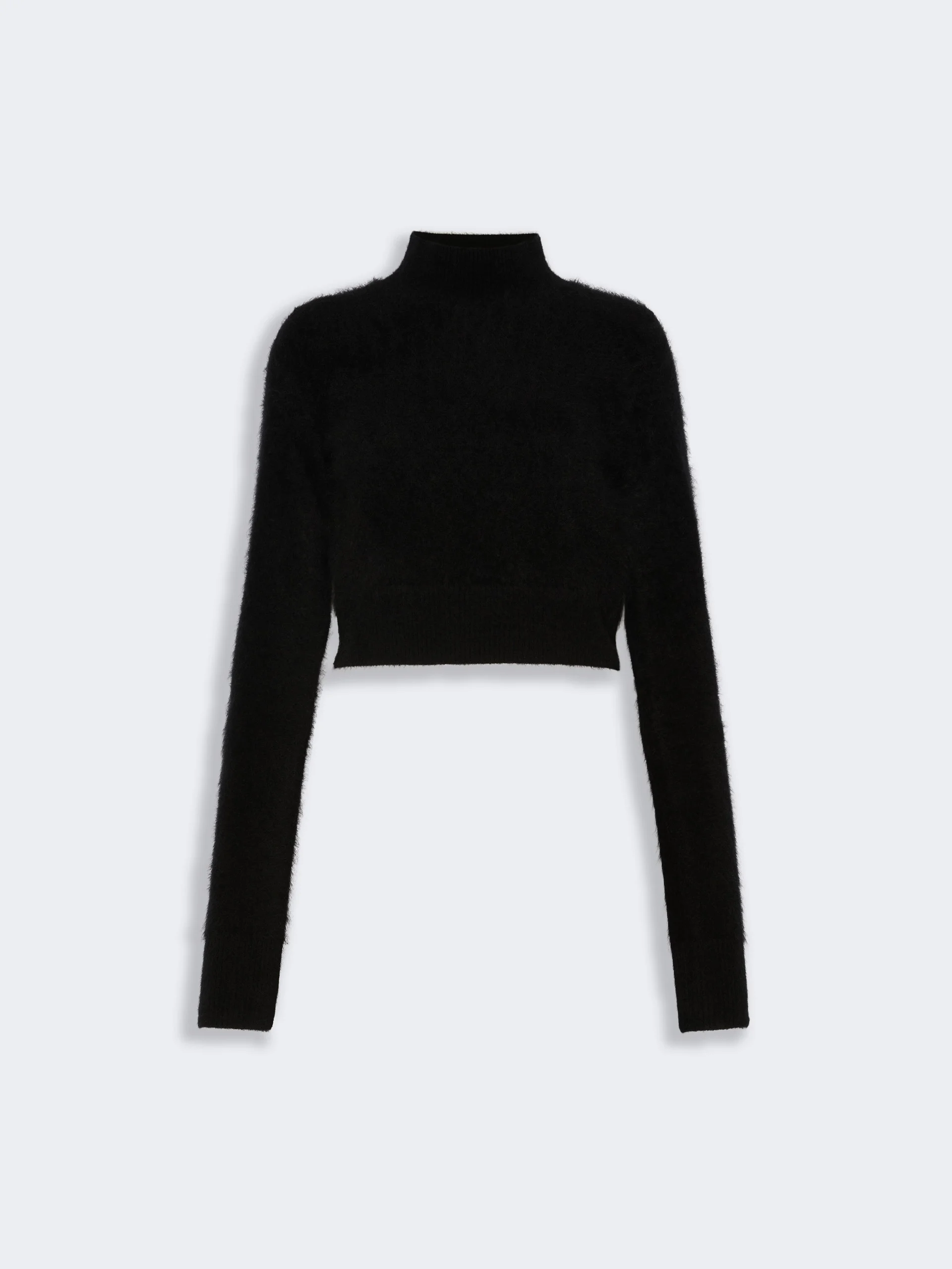 AGIO Slim pure cashmere sweater - BLACK - 1