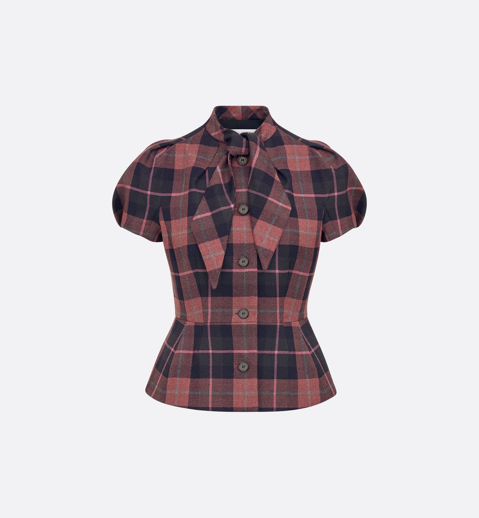 Fitted Short-Sleeved Jacket - 1
