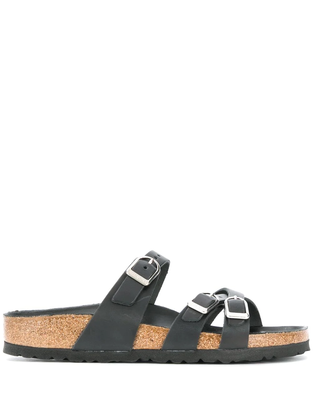 strappy buckle sandals - 1