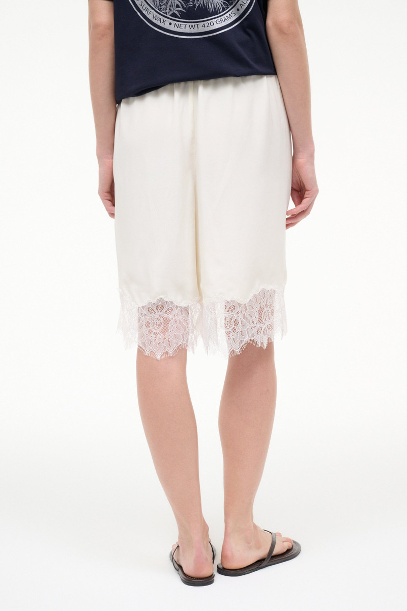 STAUD VERANO SILK SHORT WHITE 4