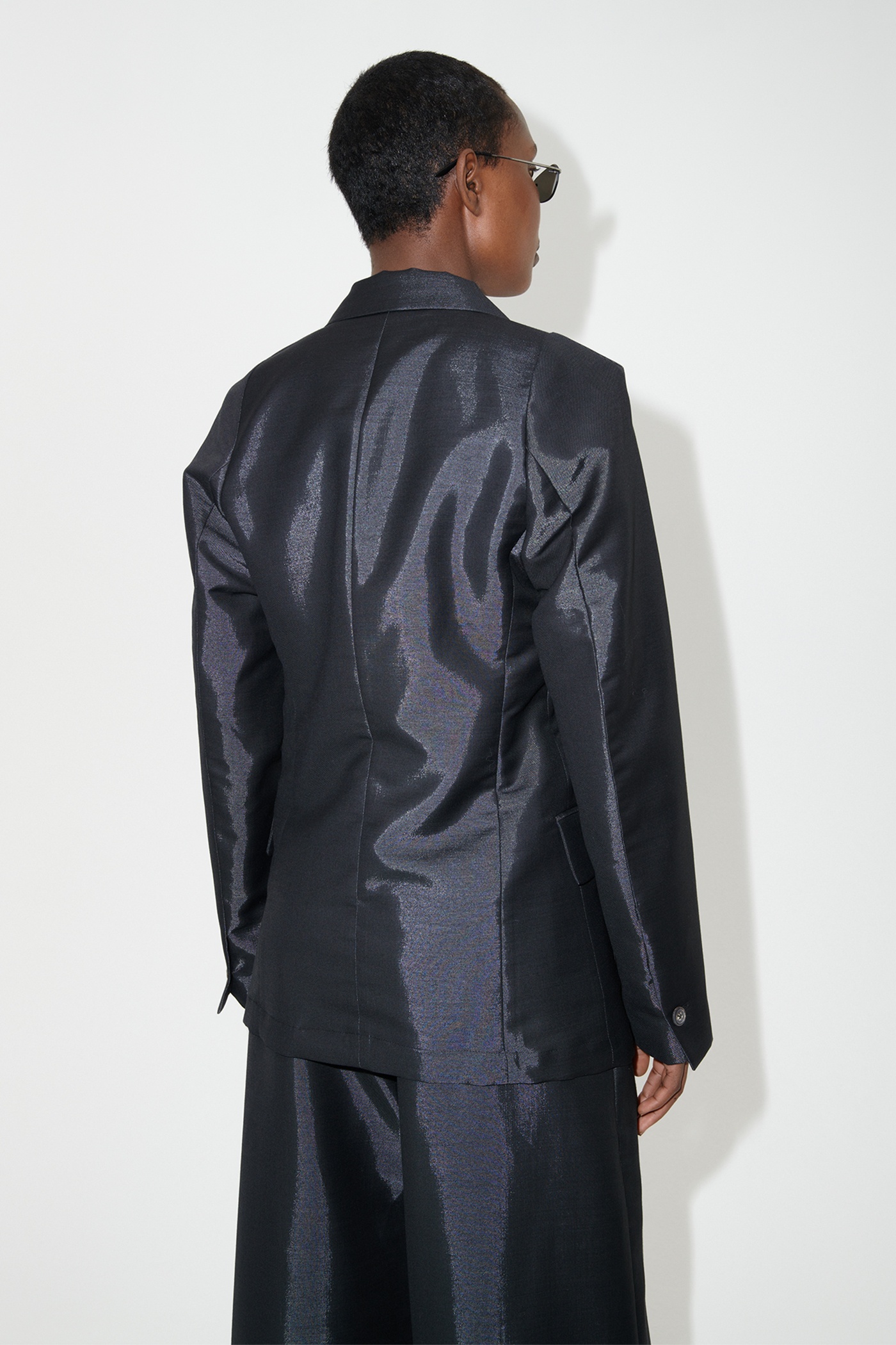 Dart Blazer Black Mnemonic Wool - 5