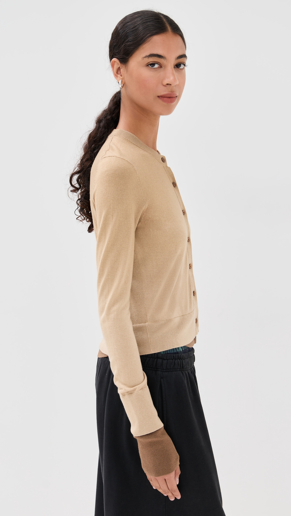 Silky Wool Cardigan Sweater - 3