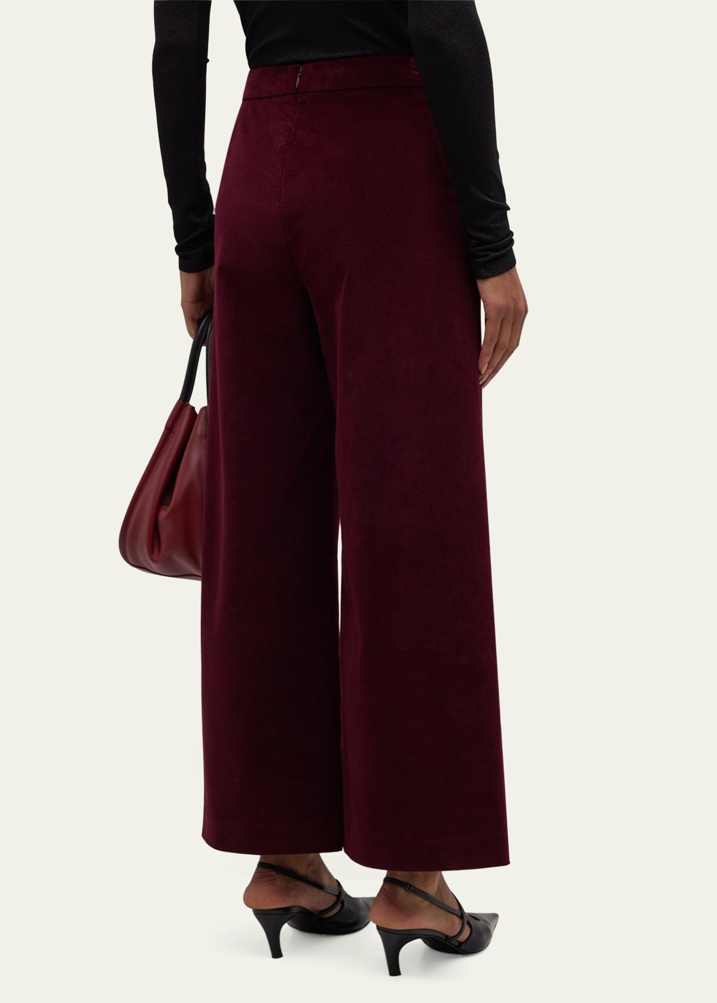 Cropped Velvet Pants - 3