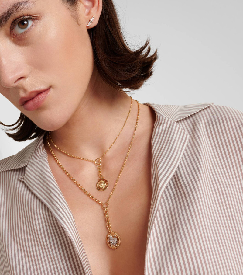 FOUNDRAE Resilience Medium 18kt gold chain necklace with diamonds outlook