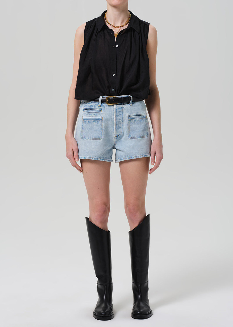 Sleeveless Ambrose Top In Black 6